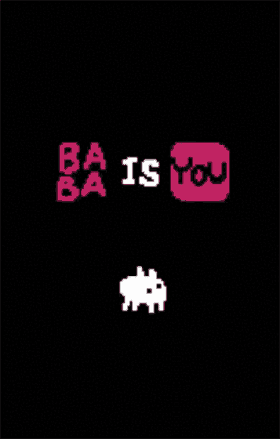 Baba is You gameplay animation